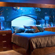 Illustration for article titled Stunning Aquarium Bed Redefines Sleeping With the Fishes